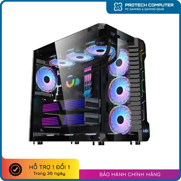 Vỏ Case MIK LV07 BLACK (Mid Tower/ Màu Đen)